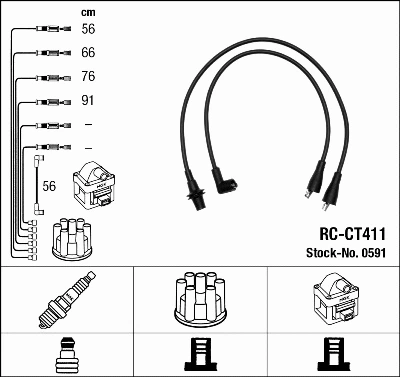 Ignition Cable Kit (0591)
