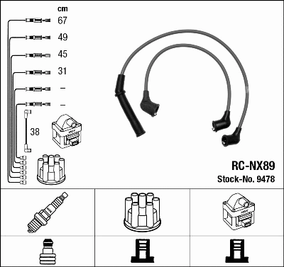 Ignition Cable Kit (9478)