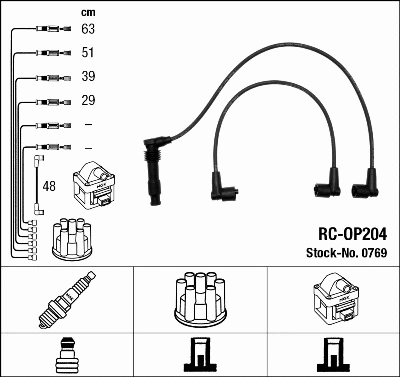 Ignition Cable Kit (0769)