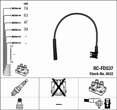 Ignition Cable Kit (0632)