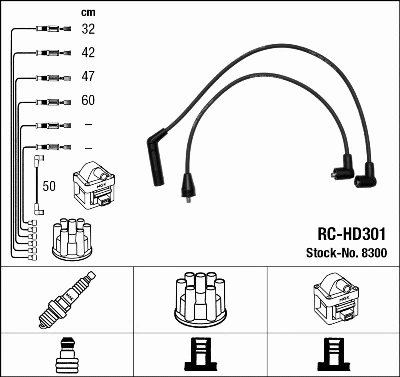 Ignition Cable Kit (8300)