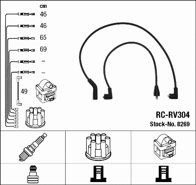 Ignition Cable Kit (8269)