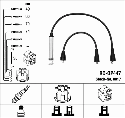 Ignition Cable Kit (0817)