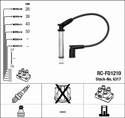 Ignition Cable Kit (6317)