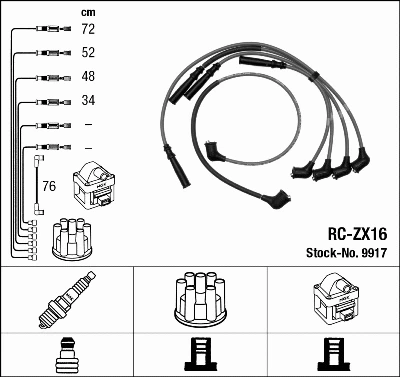 Ignition Cable Kit (9917)