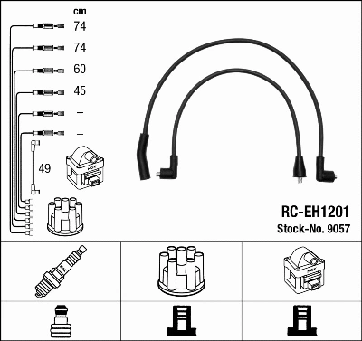 Ignition Cable Kit (9057)