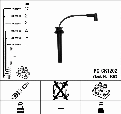 Ignition Cable Kit (4058)