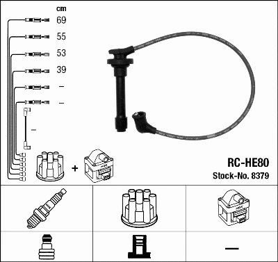 Ignition Cable Kit (8379)