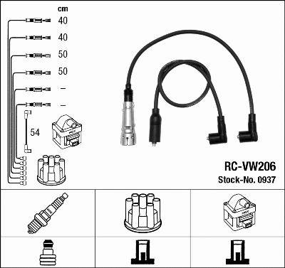 Ignition Cable Kit (0937)