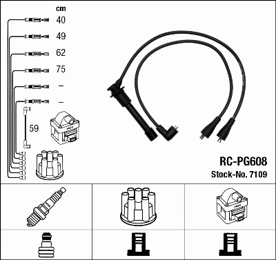 Ignition Cable Kit (7109)