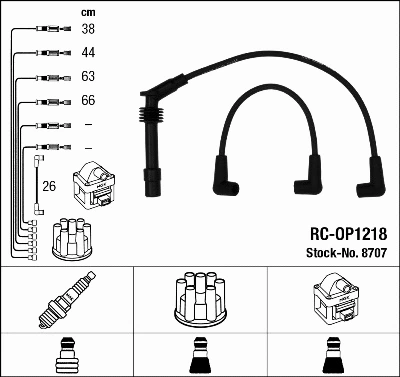 Ignition Cable Kit (8707)