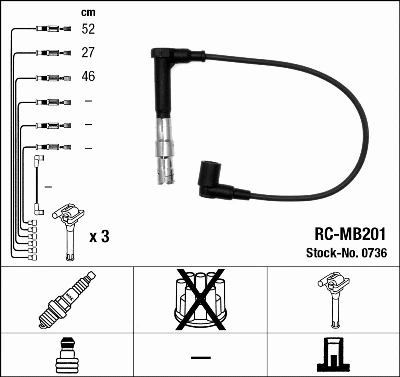 Ignition Cable Kit (0736)