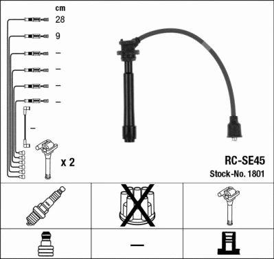 Ignition Cable Kit (1801)