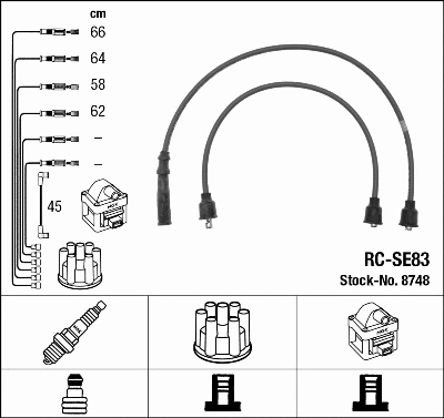 Ignition Cable Kit (8748)