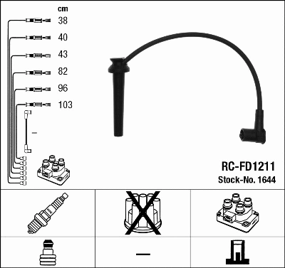 Ignition Cable Kit (1644)
