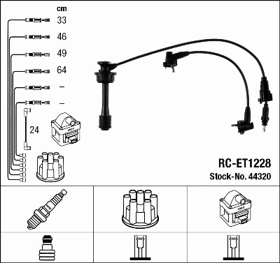 Ignition Cable Kit (44320)