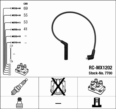 Ignition Cable Kit (7700)