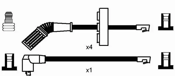 Ignition Cable Kit (7201)