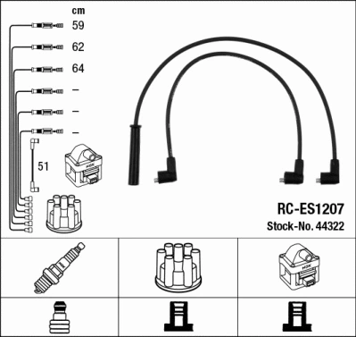 Ignition Cable Kit (44322)