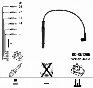 Ignition Cable Kit (44338)