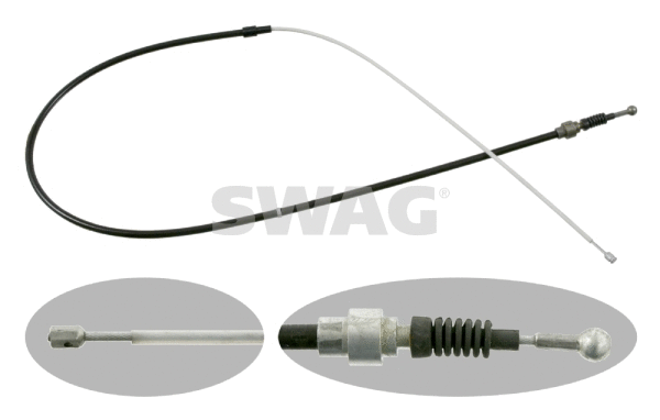 Cable Pull, parking brake (32 92 2734)