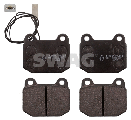 Brake Pad Set, disc brake (74 11 6007)