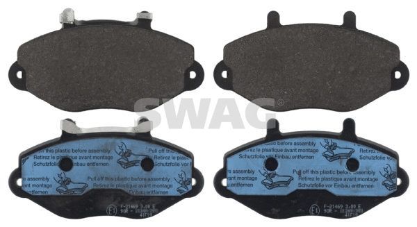 Brake Pad Set, disc brake (50 11 6070)