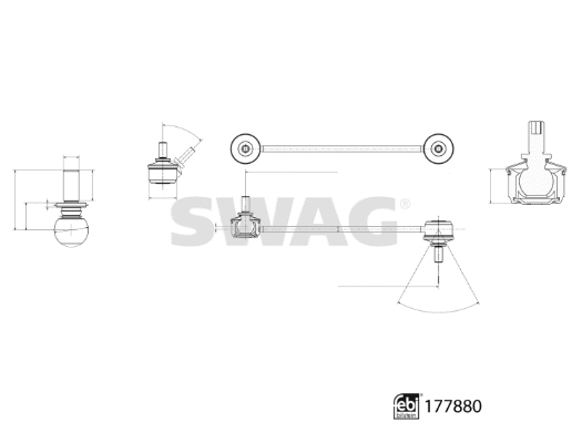 Link/Coupling Rod, stabiliser bar