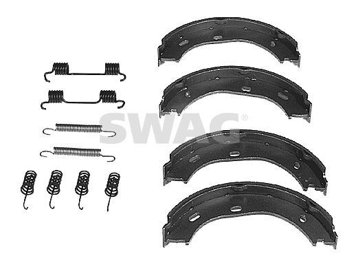 Brake Shoe Set, parking brake (10 90 8324)