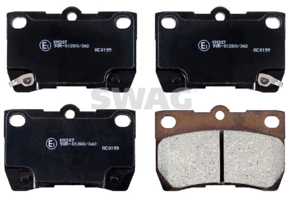 Brake Pad Set, disc brake (33 10 7504)