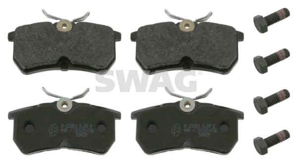 Brake Pad Set, disc brake (50 91 6167)