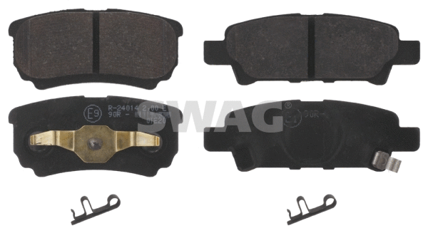 Brake Pad Set, disc brake (80 91 6774)