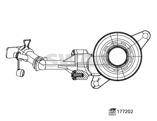 Central Slave Cylinder, clutch (33 10 3966)