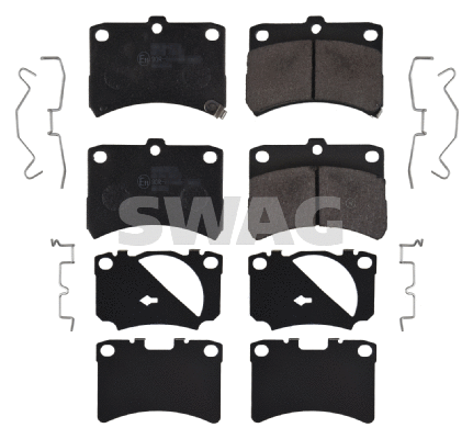 Brake Pad Set, disc brake (88 91 6661)