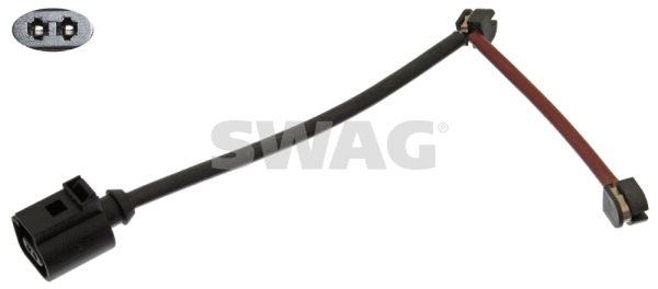 Warning Contact, brake pad wear (38 94 4549)