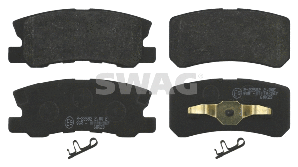 Brake Pad Set, disc brake (80 91 6583)