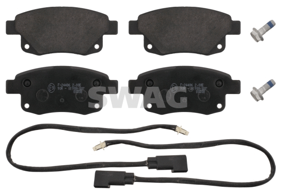 Brake Pad Set, disc brake (50 91 6701)