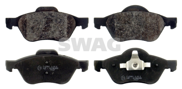 Brake Pad Set, disc brake (60 91 6435)