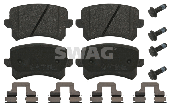 Brake Pad Set, disc brake (30 91 6991)