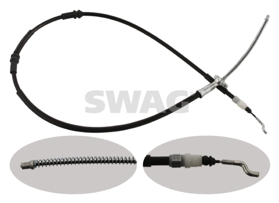 Cable Pull, parking brake (30 93 6711)