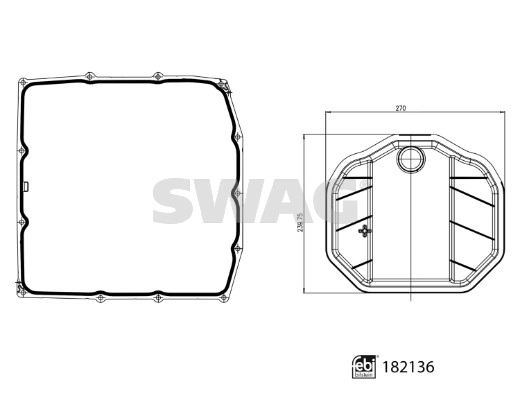 Hydraulic Filter Kit, automatic transmission