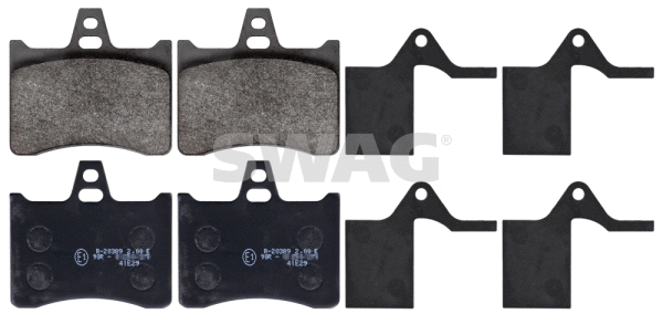 Brake Pad Set, disc brake (64 11 6035)