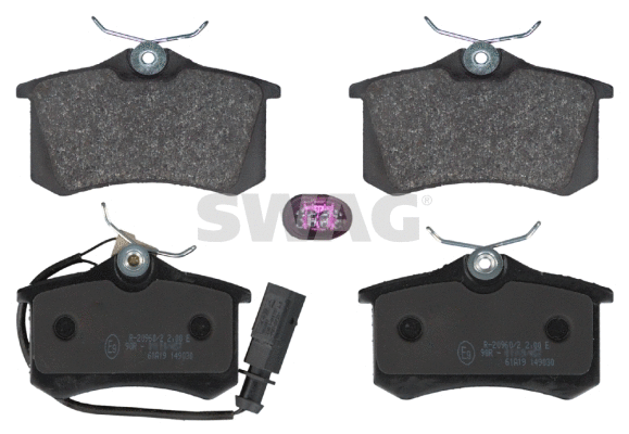 Brake Pad Set, disc brake (50 91 6394)