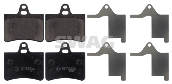 Brake Pad Set, disc brake (64 91 6832)
