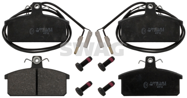 Brake Pad Set, disc brake (72 11 6096)