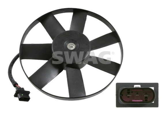 Fan, engine cooling (99 91 4748)