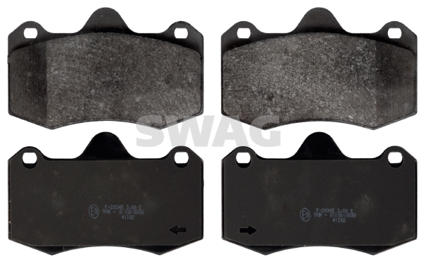 Brake Pad Set, disc brake (30 11 6207)