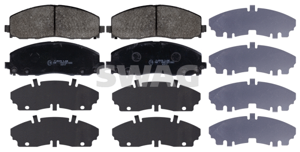 Brake Pad Set, disc brake (70 11 6061)