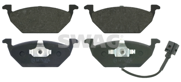 Brake Pad Set, disc brake (30 91 6617)