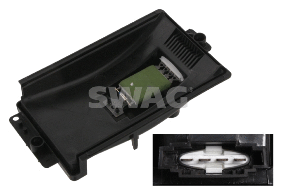 Resistor, interior blower (30 93 3154)